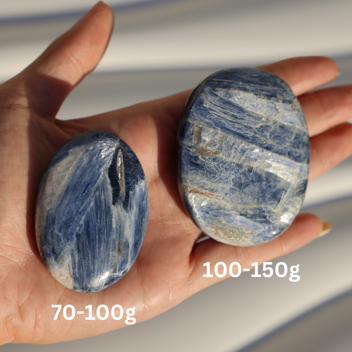 Blue Kyanite Palm Stone