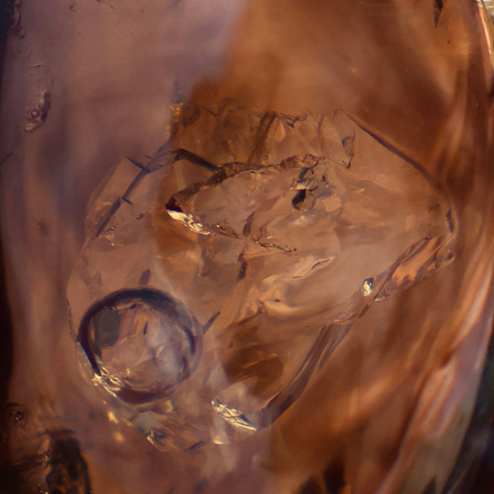 Rare Enhydro Smokey Quartz with Fast Moving Water Bubble