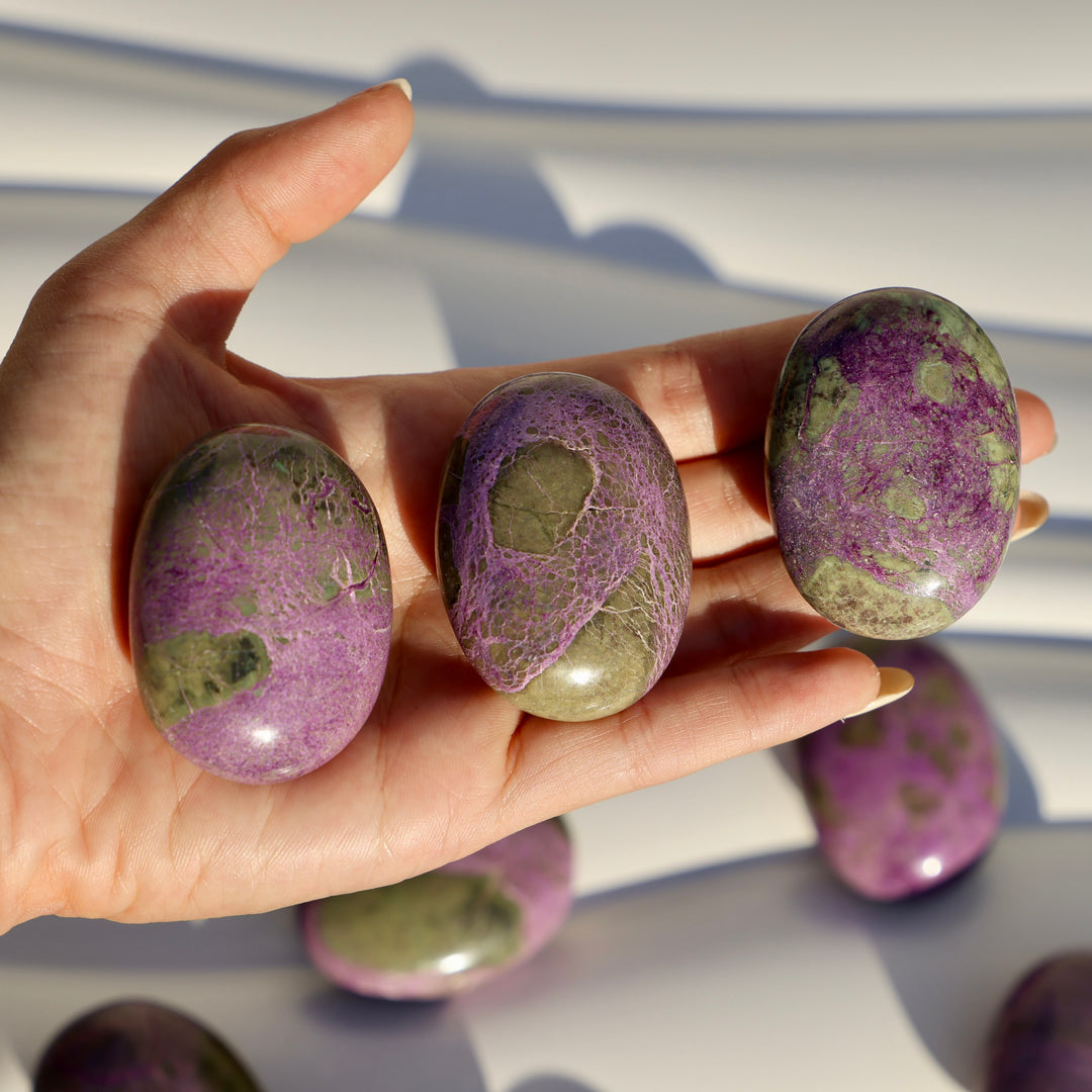 Atlantisite Stichtite Palm Stone