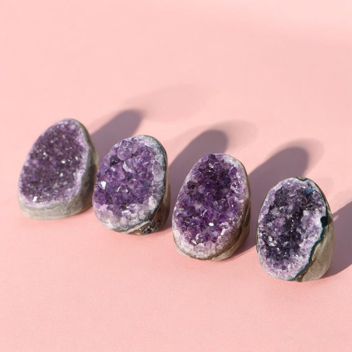 Tiny Brazilian Amethyst Cut Base - Enchantia Muse