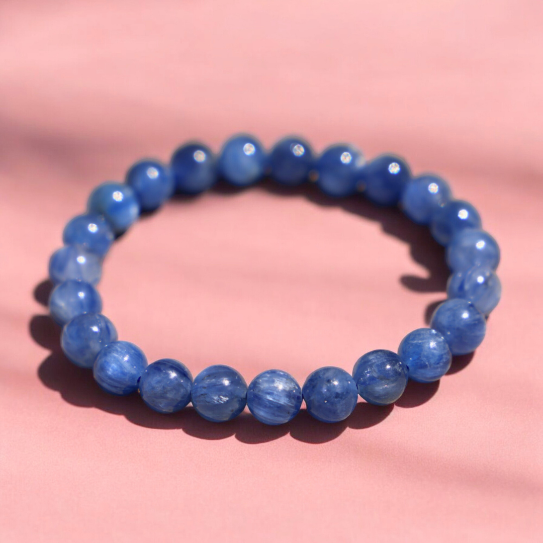 Flashy Blue Kyanite Bracelet - Enchantia Muse