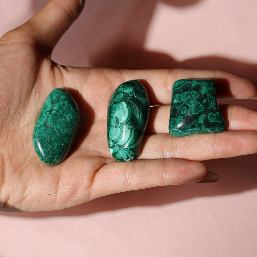 Malachite Tumble Stone - Enchantia Muse