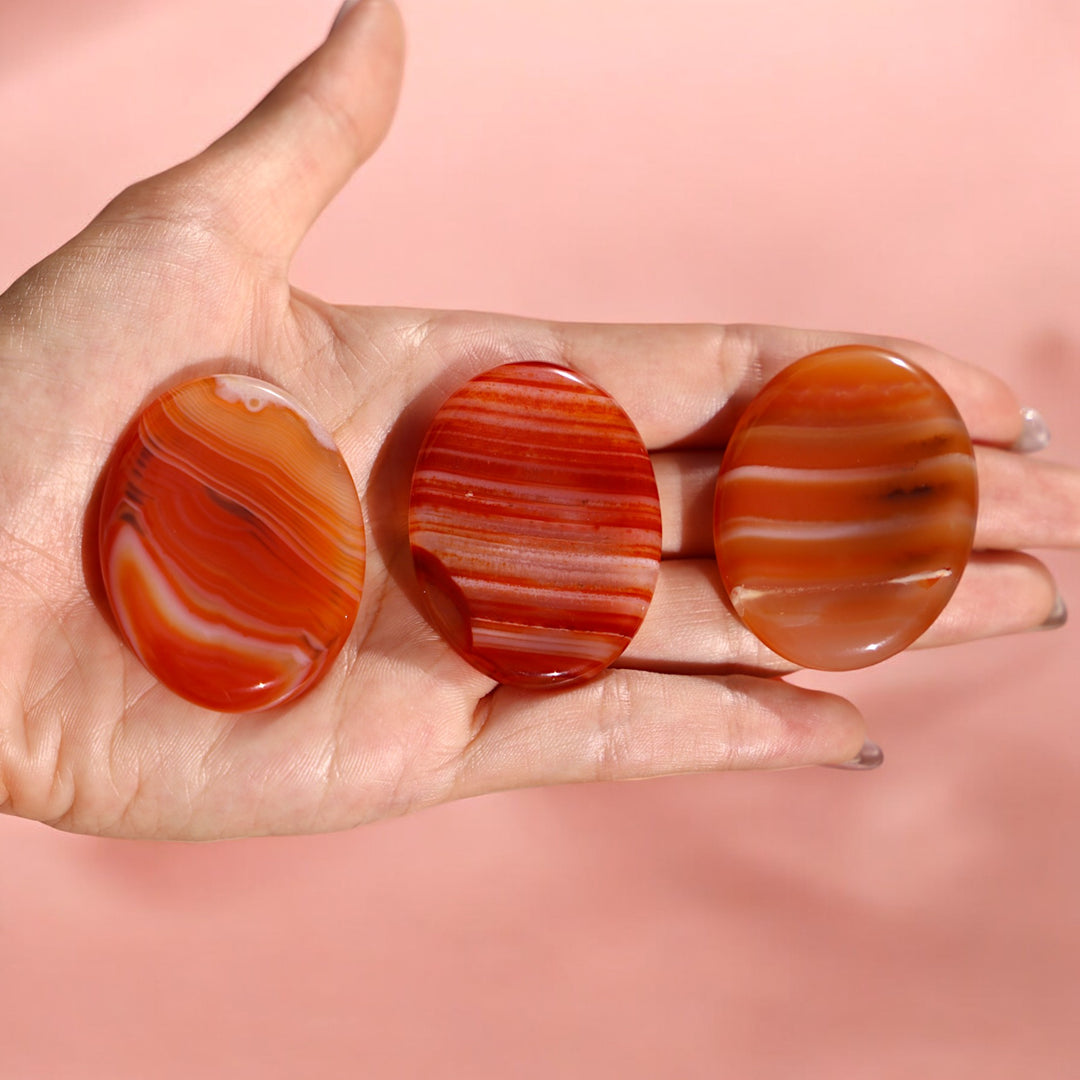 Carnelian Worry Stone - Enchantia Muse