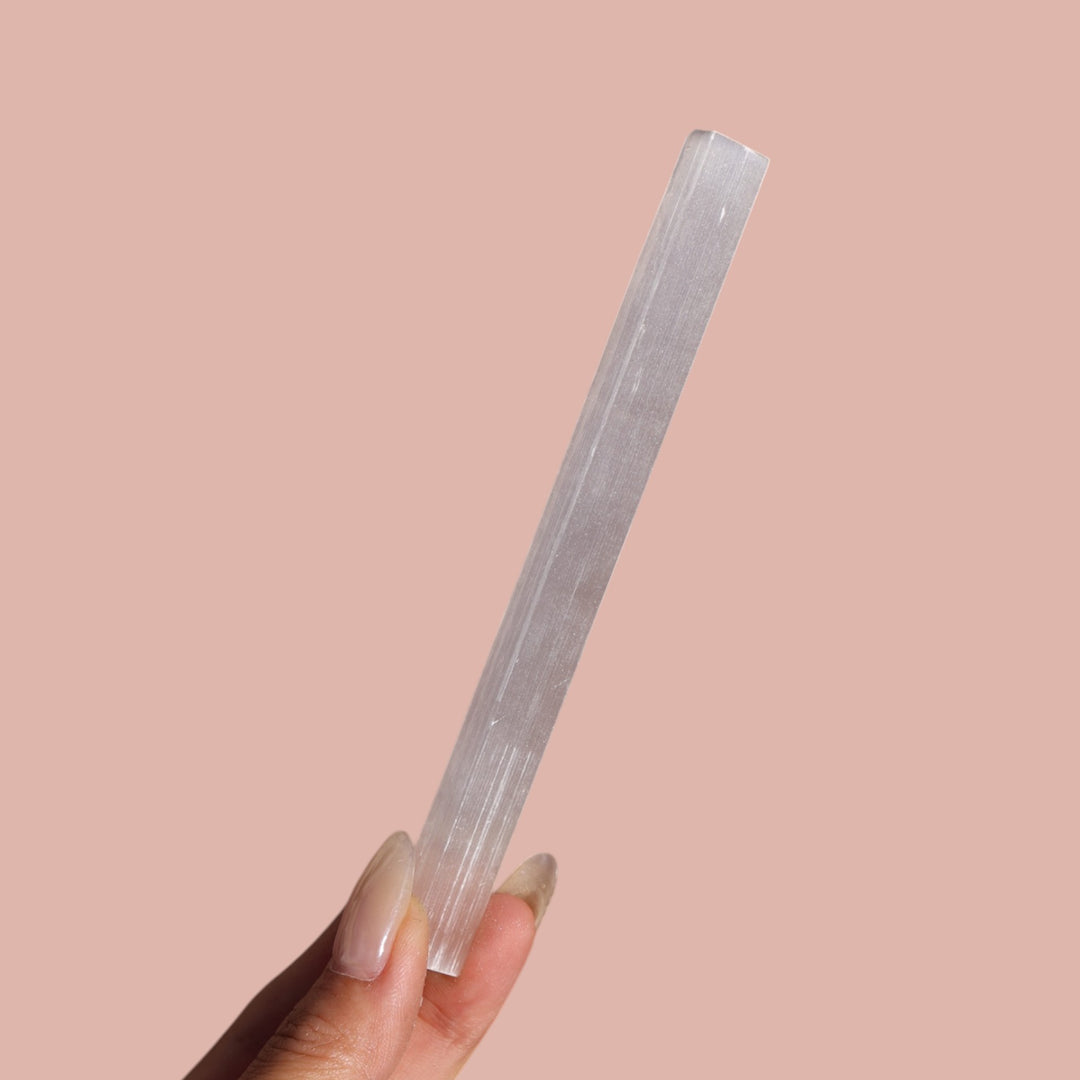 Flashy Selenite Wand