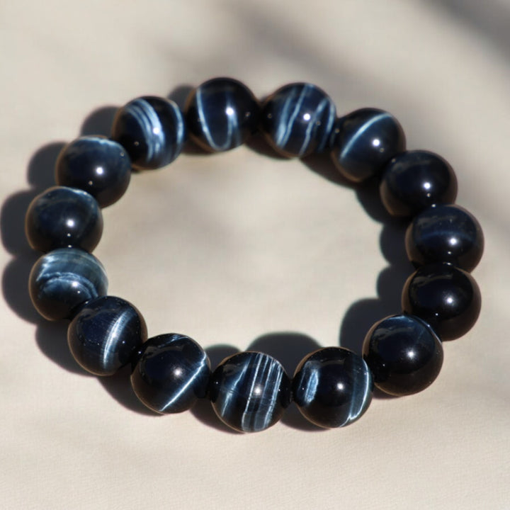 High Quality Blue Tiger's Eye Bracelet - Enchantia Muse