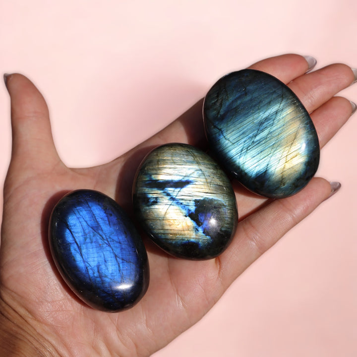 Labradorite Palm Stone - Enchantia Muse