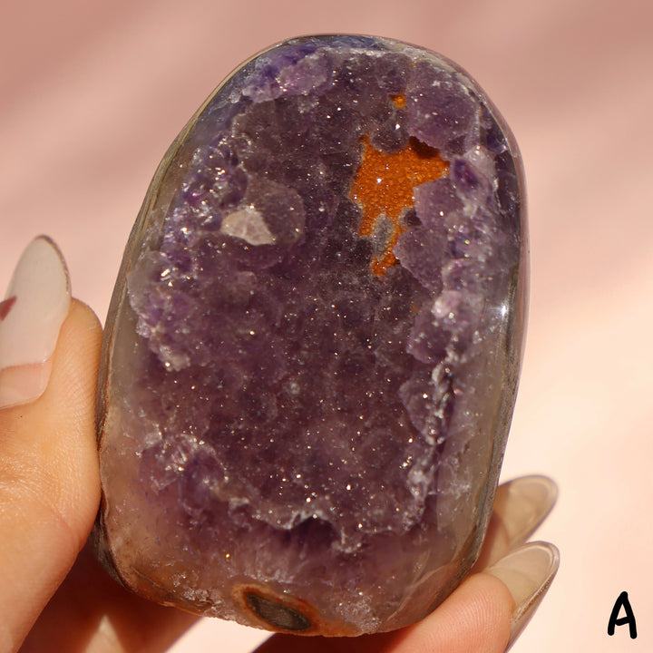 'PATCH' Bi-color Sugar Druzy Amethyst Cut Base