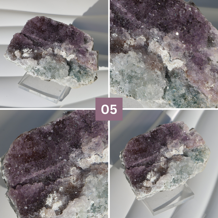 Rainbow Radial Amethyst Flower Cluster