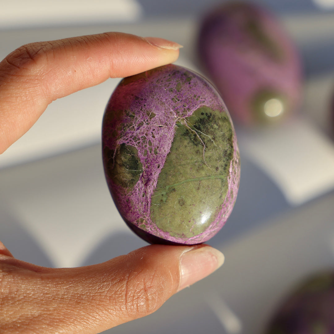 Atlantisite Stichtite Palm Stone