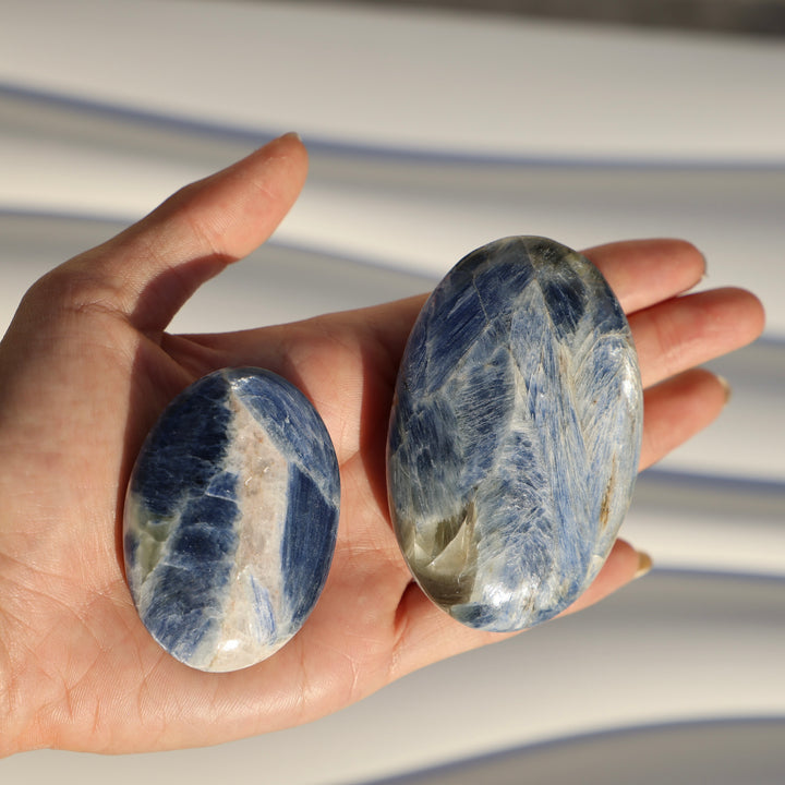 Blue Kyanite Palm Stone