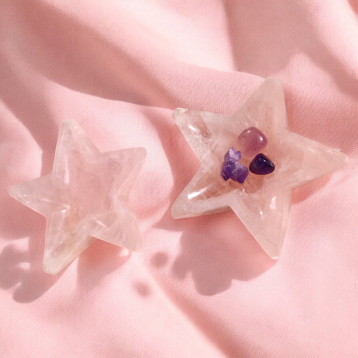 Rose Quartz Star Bowl - Enchantia Muse