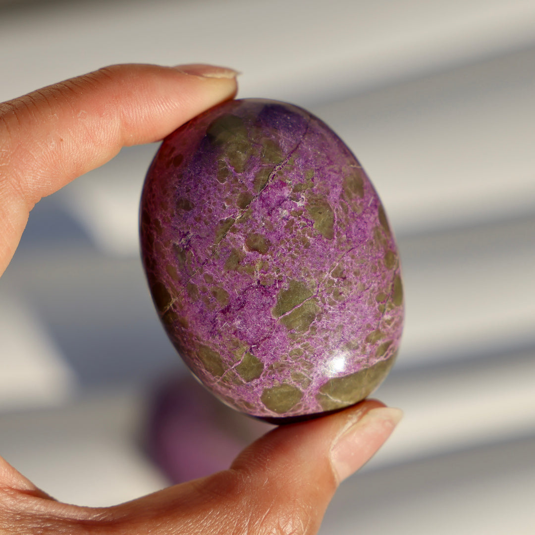 Atlantisite Stichtite Palm Stone