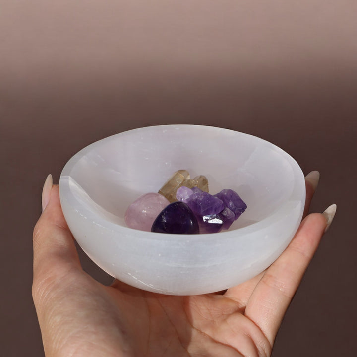 Flashy Selenite Charge Bowl