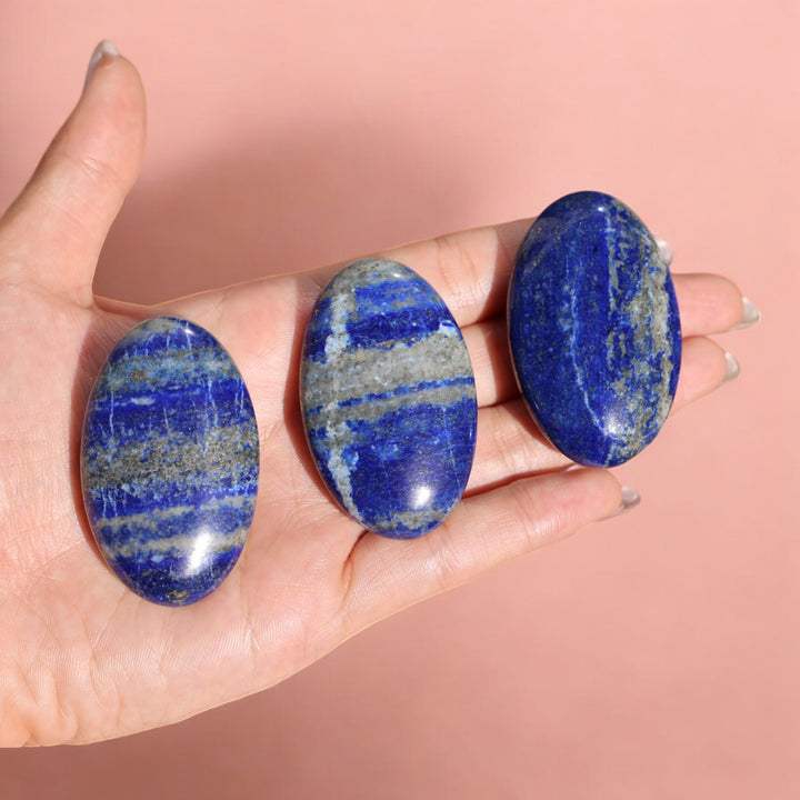 High Quality Lapis Lazuli Palm Stone - Enchantia Muse