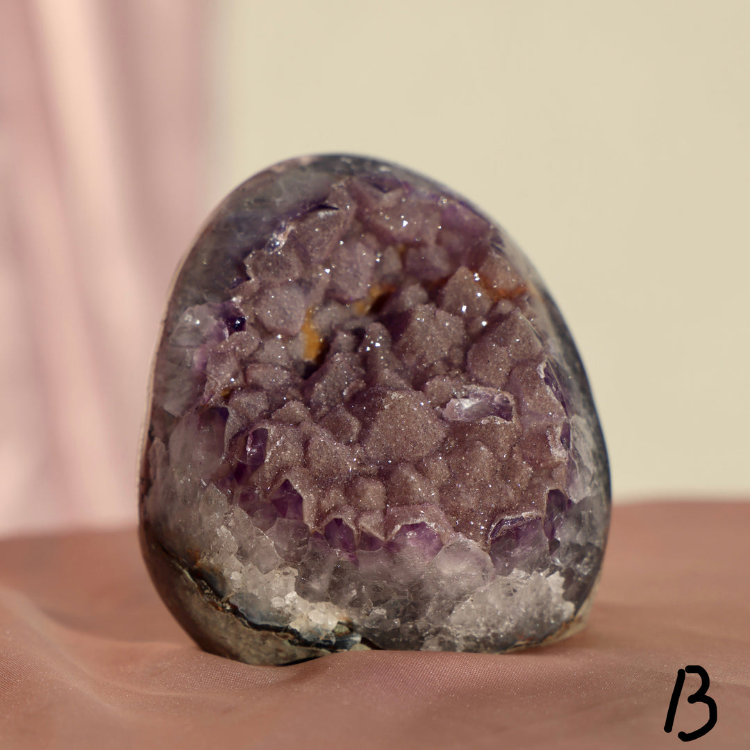 'PATCH' Bi-color Sugar Druzy Amethyst Cut Base