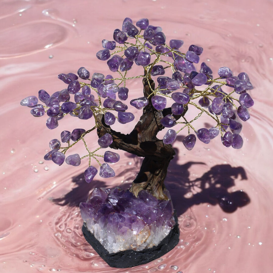 Handmade Amethyst Tree with Amethyst Base - Large - Enchantia Muse