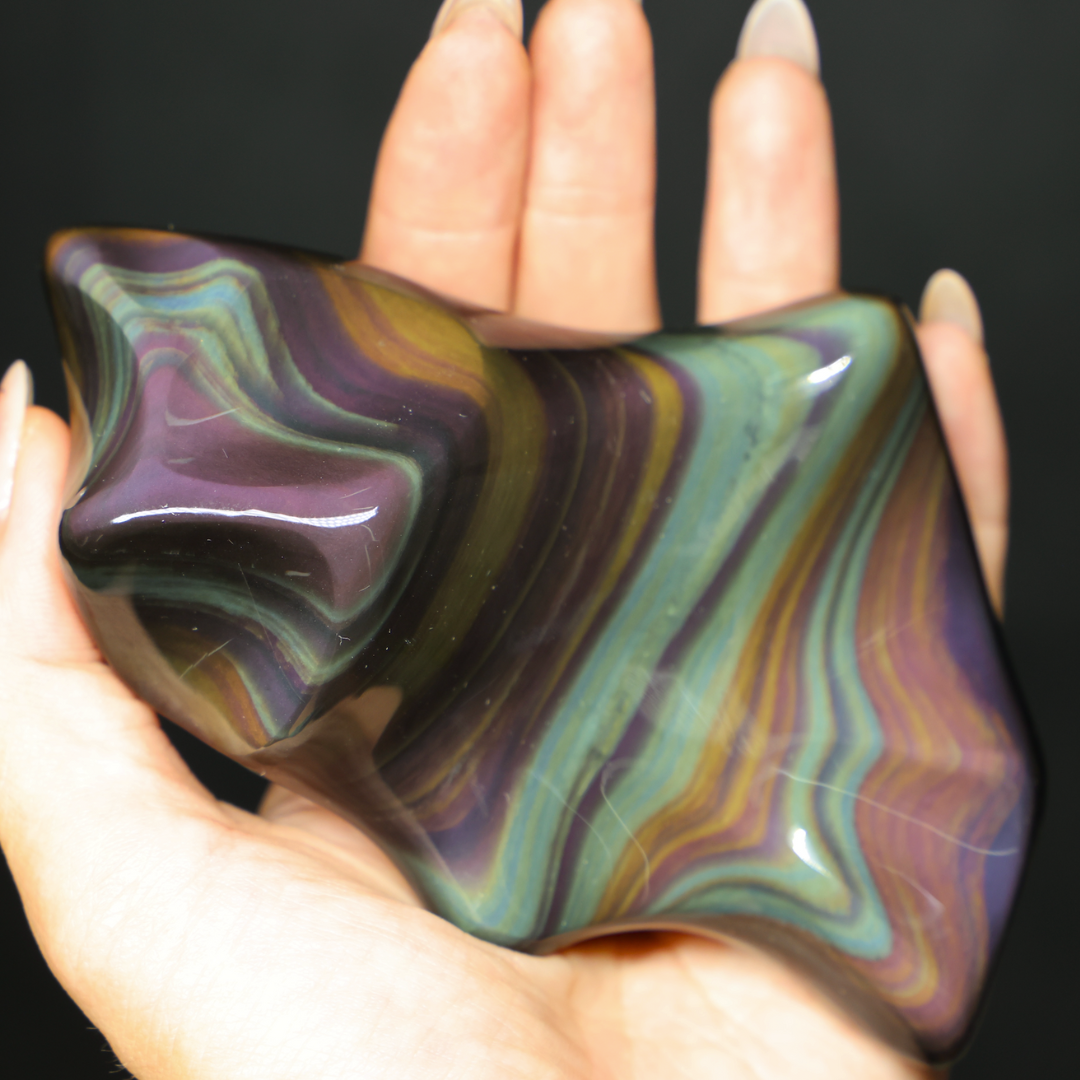 Highest Grade Rainbow Obsidian Free Form #3