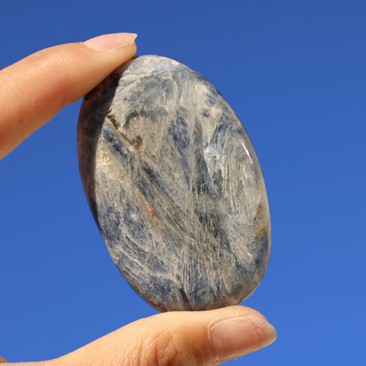 Blue Kyanite Palm Stone