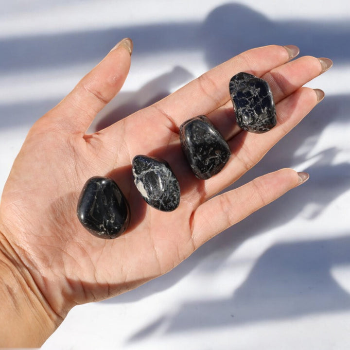 Black Tourmaline Tumble Stone - Enchantia Muse