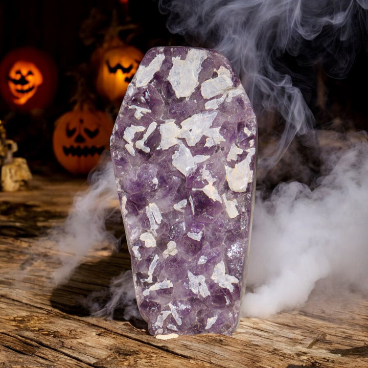 Spooky Amethyst Coffin - Enchantia Muse