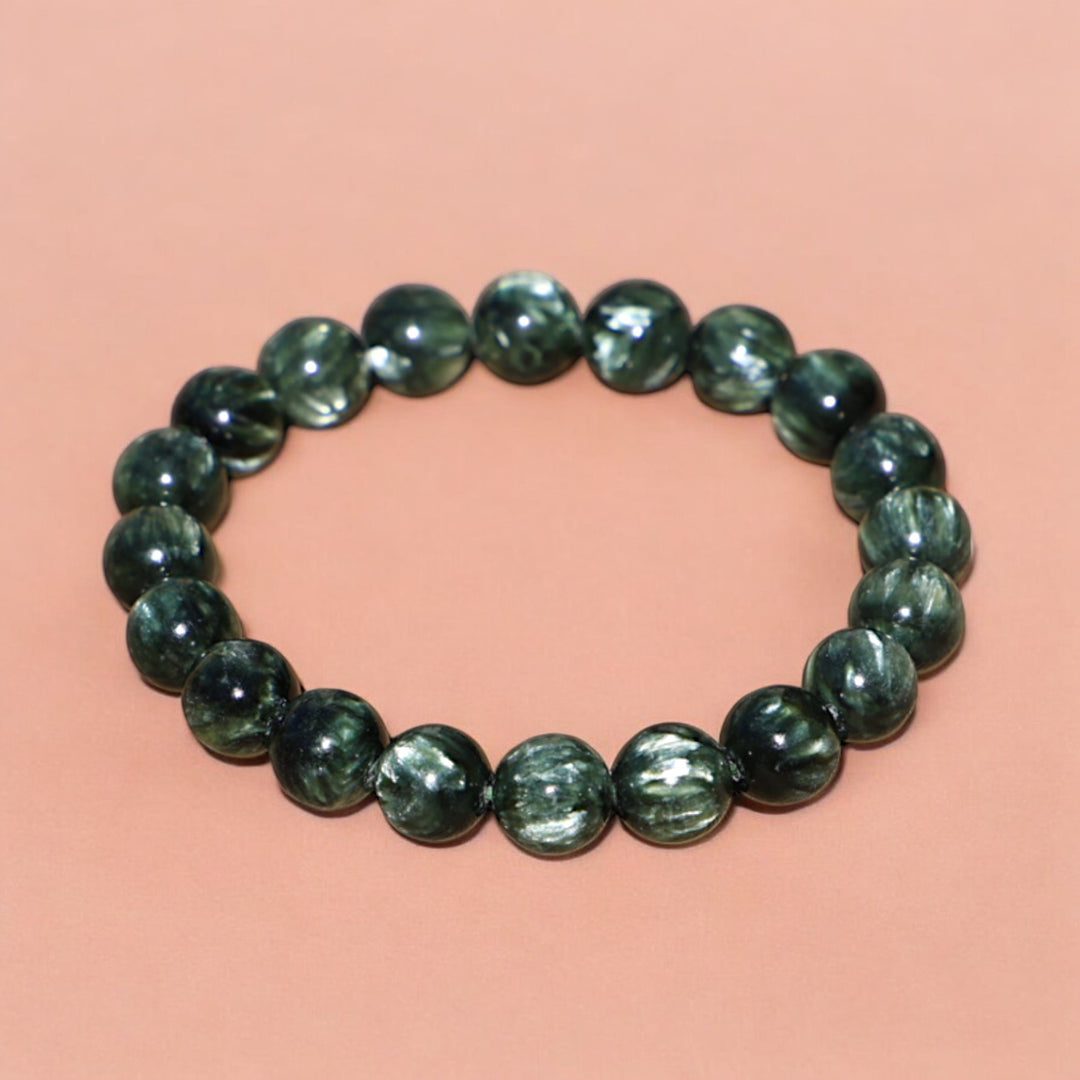 High Quality Seraphinite Bracelet - Enchantia Muse