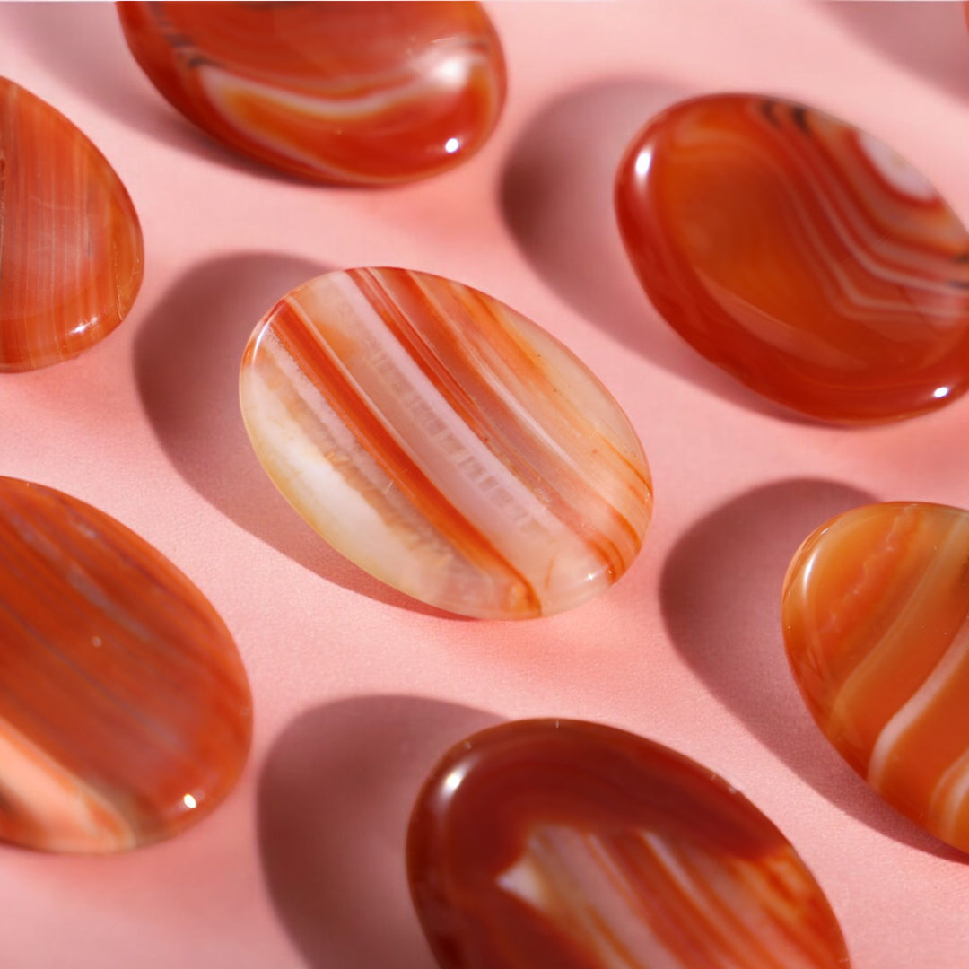 Carnelian Worry Stone - Enchantia Muse