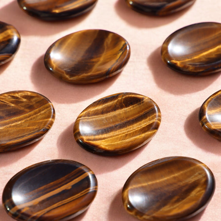 Tiger's Eye Worry Stone - Enchantia Muse