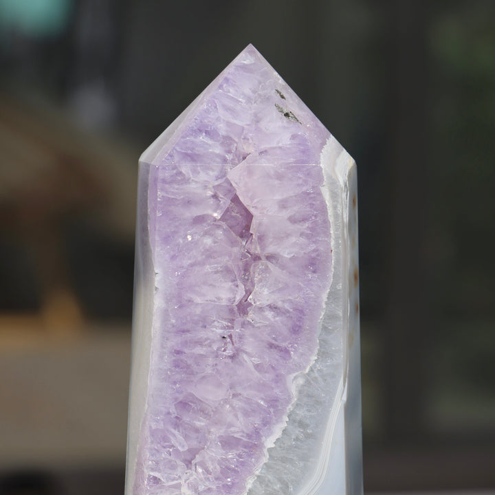 'CASCADE' Amethyst Agate Tower - XL