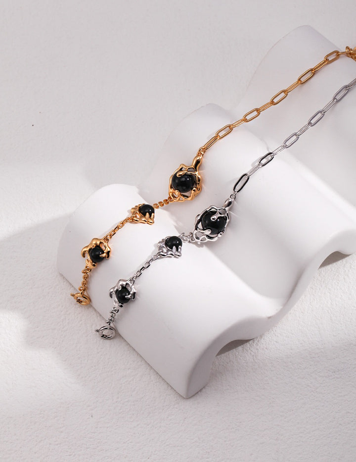 'HARMONY' Onyx Bracelet - Enchantia Muse