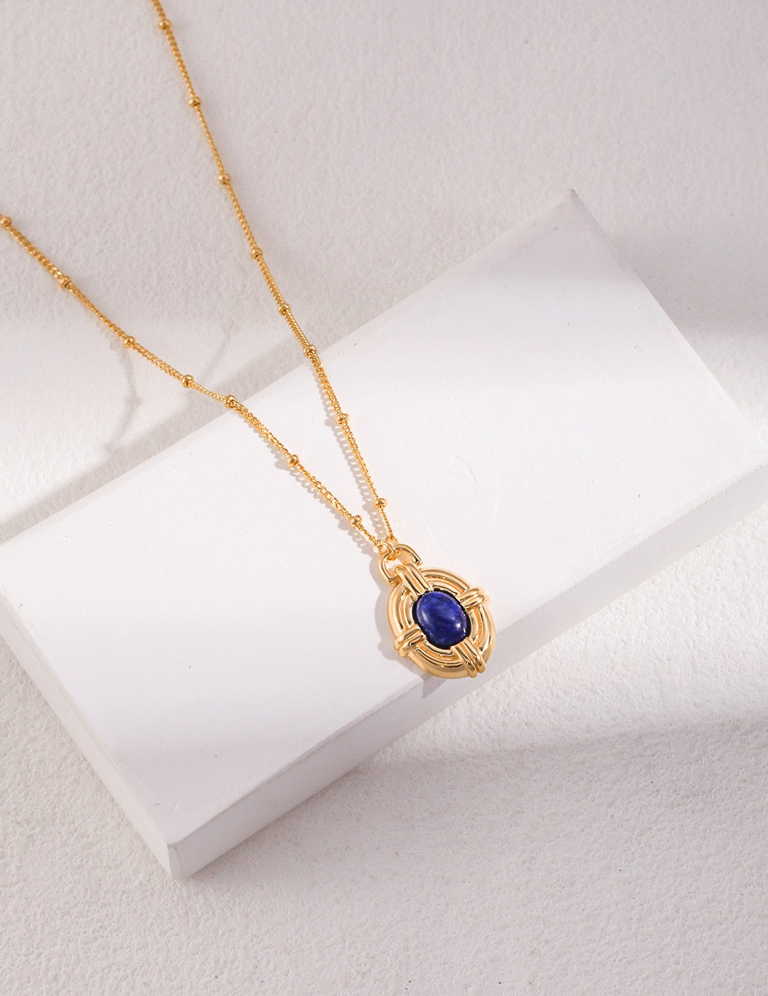 'AZURE' Lapis Lazuli Necklace - Enchantia Muse