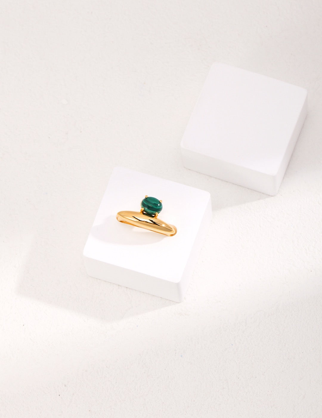 'BALANCE' Ring - Malachite, Lapis Lazuli - Enchantia Muse