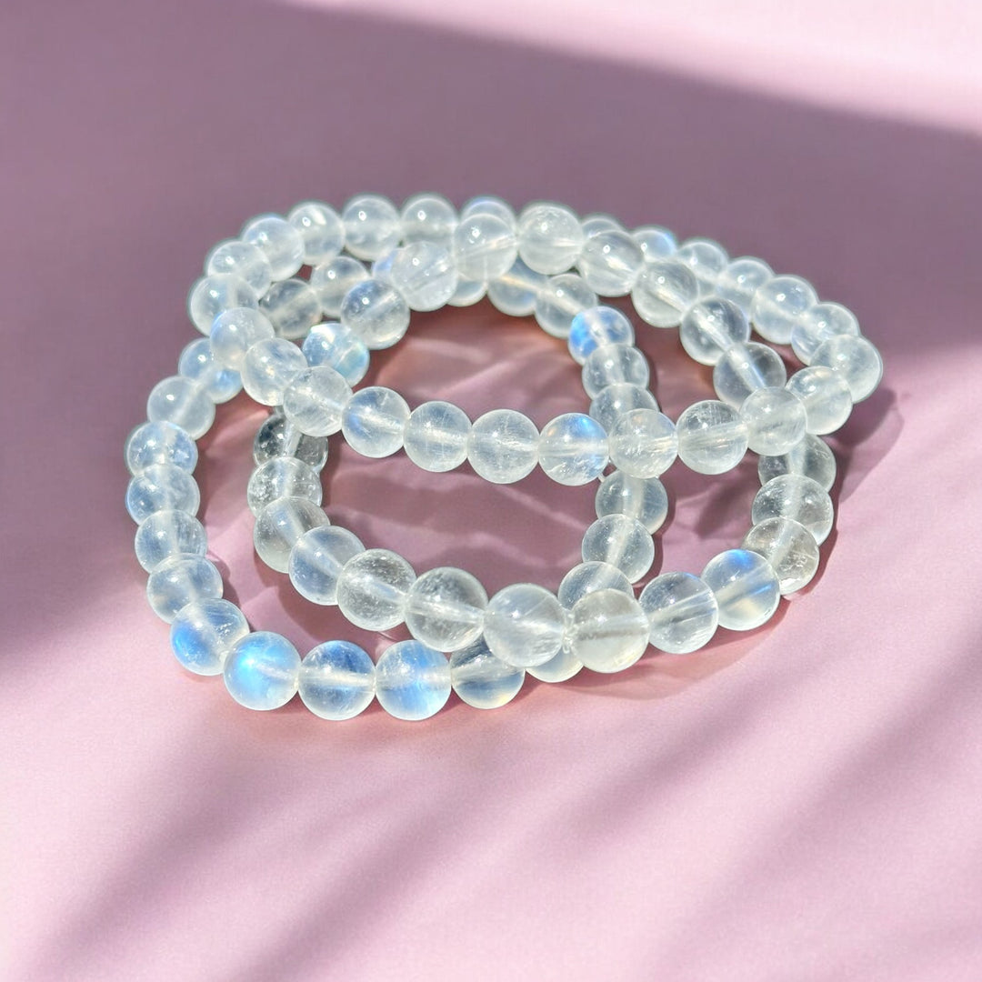 Blue Moonstone Bracelet - Enchantia Muse