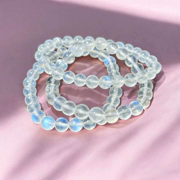 Blue Moonstone Bracelet - Enchantia Muse