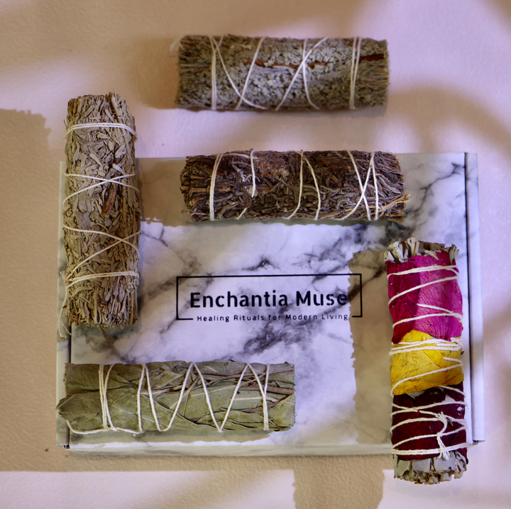 Meditation and Mindfulness Smudge Kit display