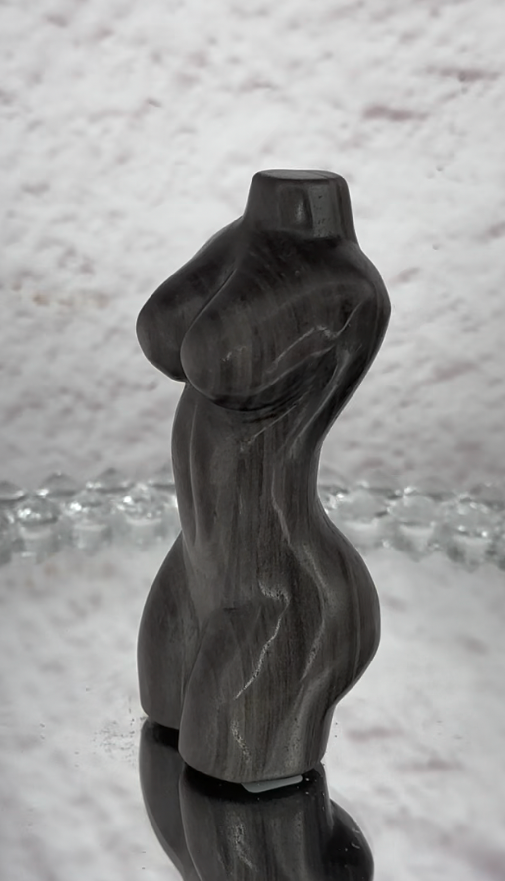 Golden/Silver Obsidian Goddess Body - Handcrafted - Enchantia Muse