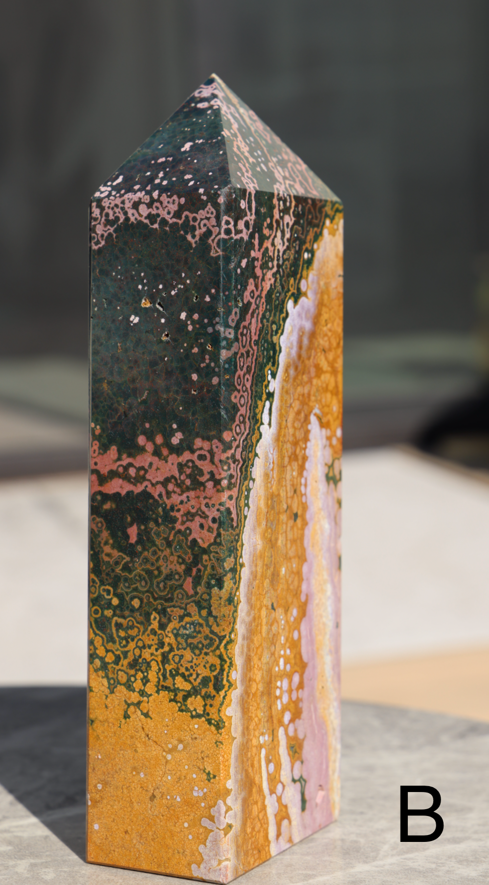 'OCEANA' High Quality Ocean Jasper Tower - XL - Enchantia Muse