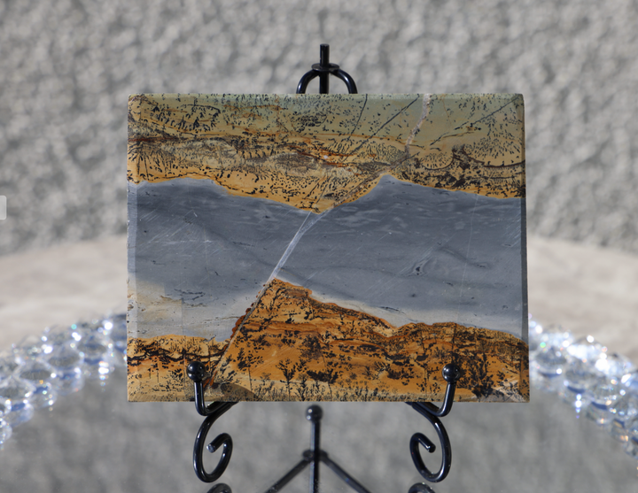 Scenic Picture Jasper Slab - Enchantia Muse