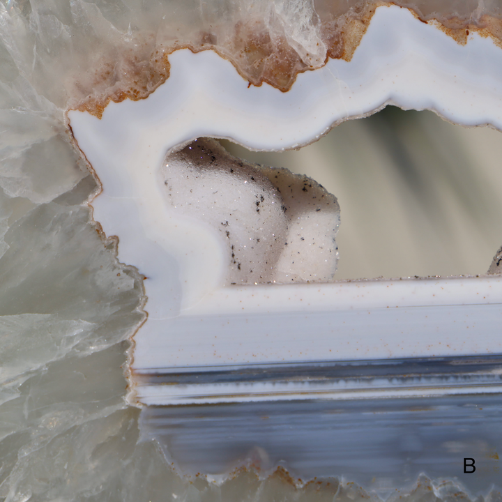 'CASPIAN' Agate Slab on Stand - Enchantia Muse