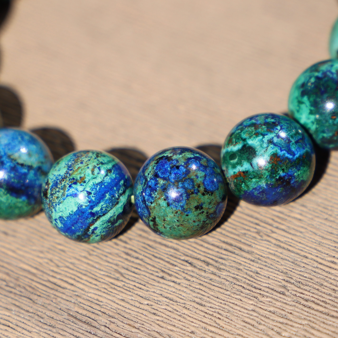 Azurite-Malachite-Chrysocolla Bracelet - Enchantia Muse