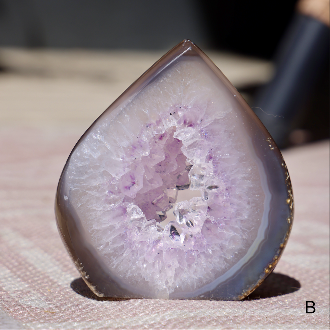 'Dewdrop' Druzy Agate Flame - M - Enchantia Muse