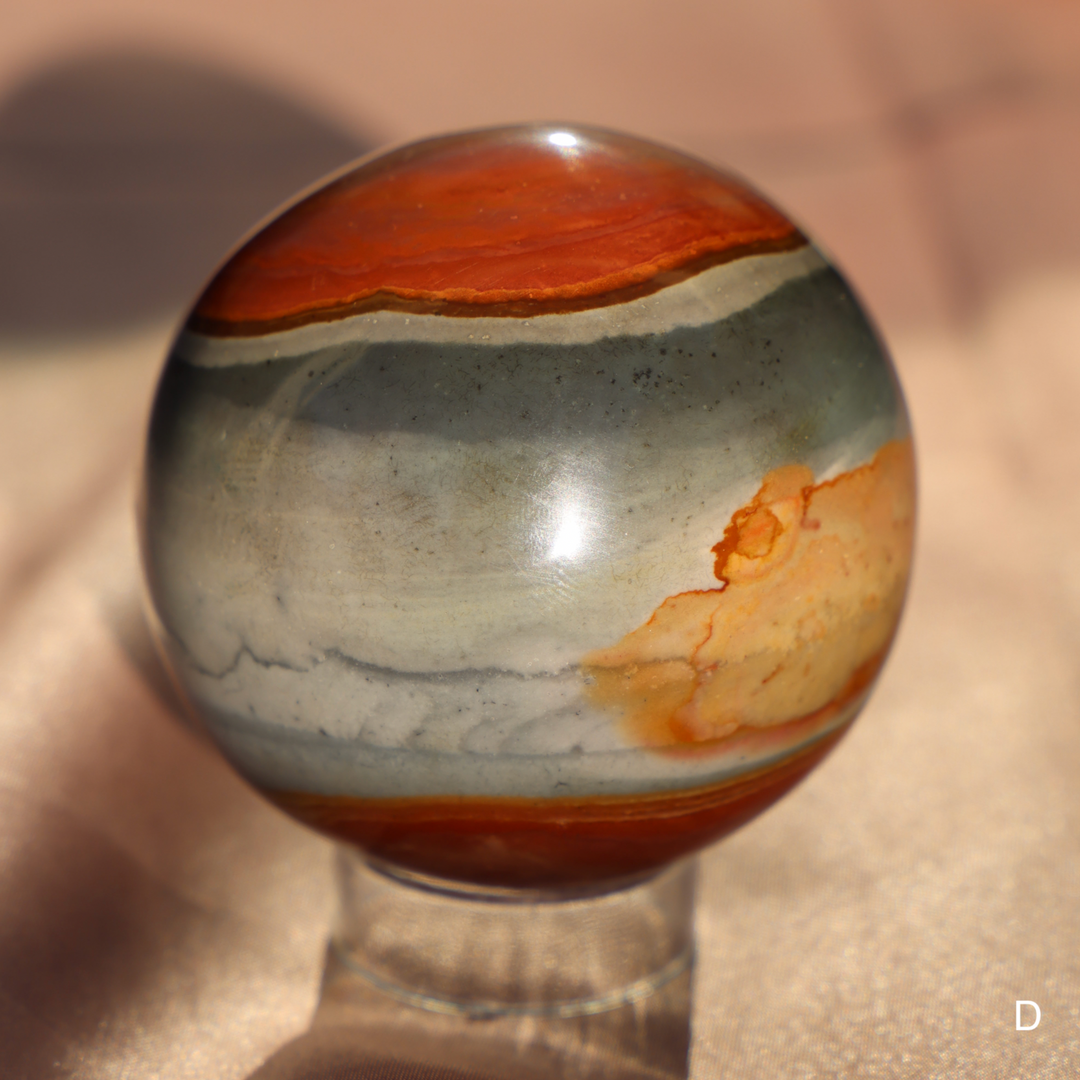 Polychrome Jasper Sphere - Enchantia Muse