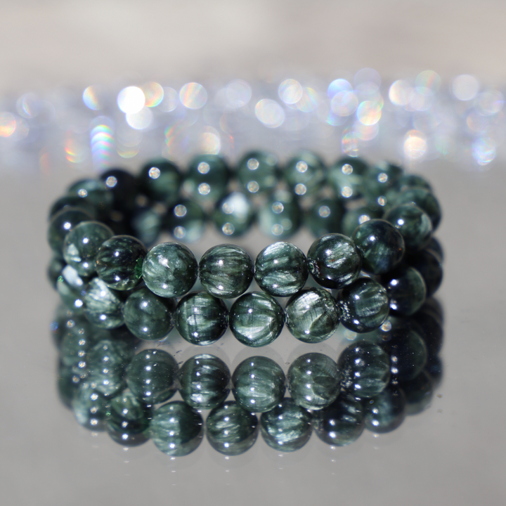 High Quality Seraphinite Bracelet - Enchantia Muse