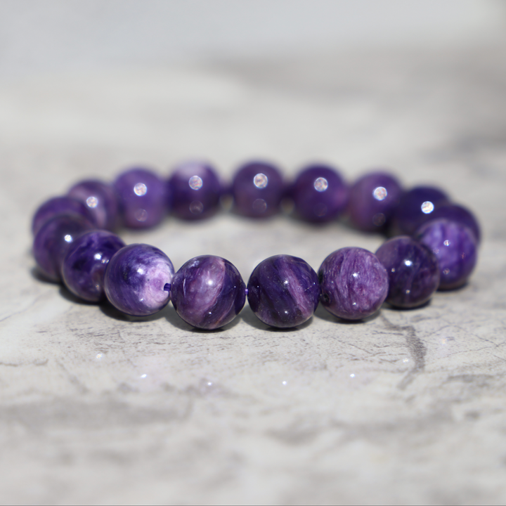 High Quality Charoite Bracelet - Enchantia Muse