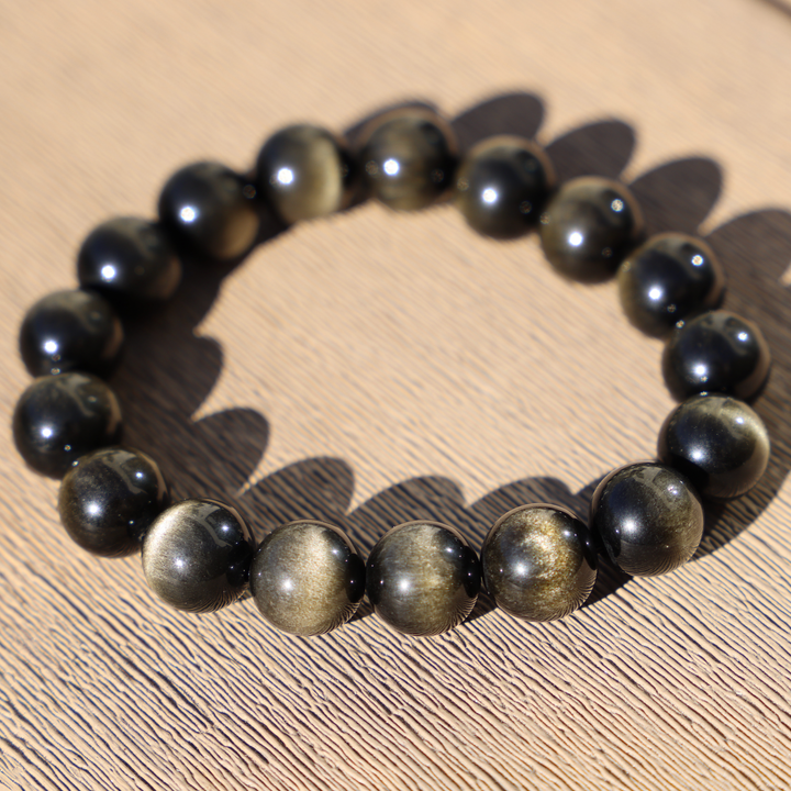 Golden Obsidian Bracelet - Enchantia Muse