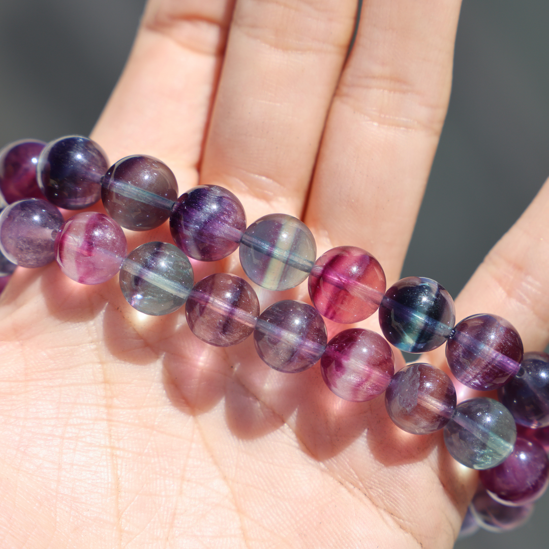 High Quality Rainbow Fluorite Bracelet - Enchantia Muse