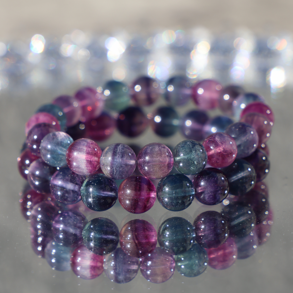 High Quality Rainbow Fluorite Bracelet - Enchantia Muse