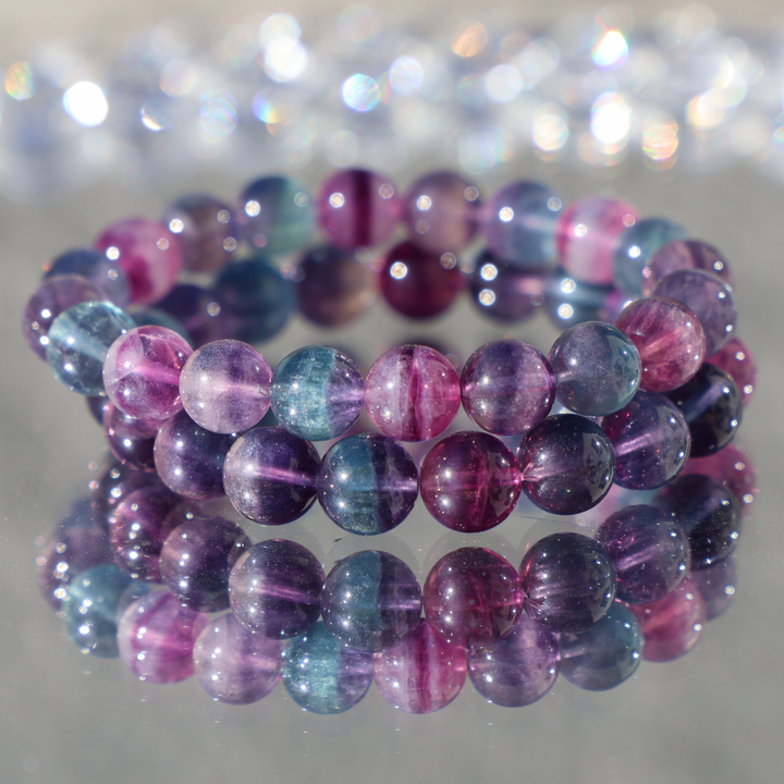 High Quality Rainbow Fluorite Bracelet - Enchantia Muse