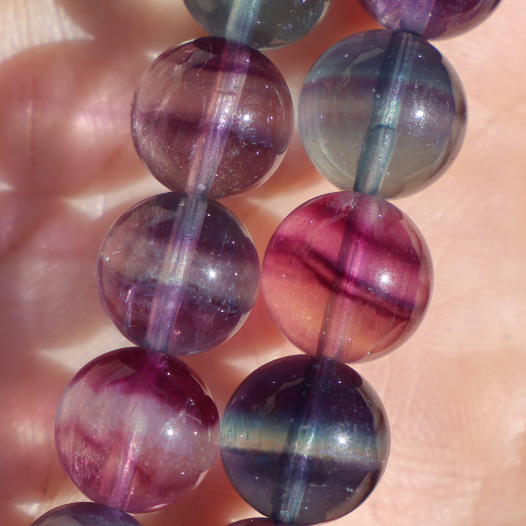 High Quality Rainbow Fluorite Bracelet - Enchantia Muse