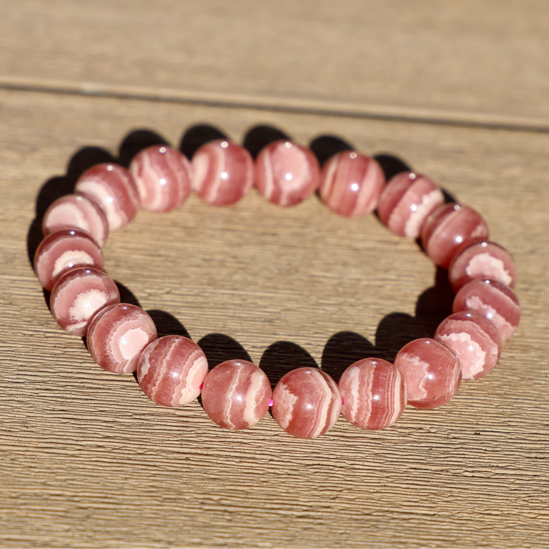 High Quality Rhodochrosite Bracelet - Enchantia Muse