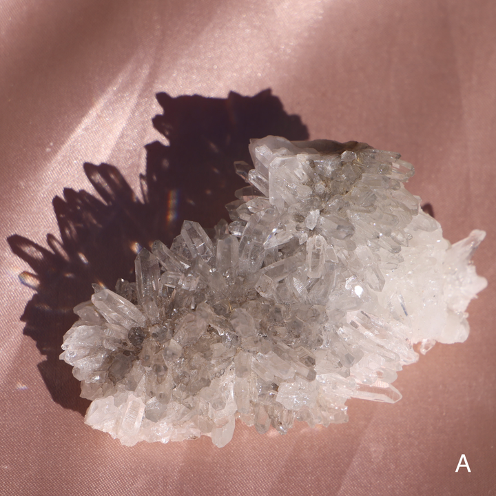 Raw Chrysanthemum Quartz Cluster - Enchantia Muse